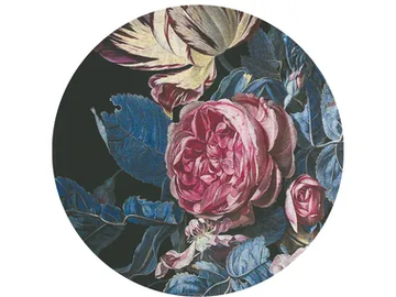 SICILY FLOWER ONE - Round rug with floral pattern by SITAP Carpet Couture Italia - view 2